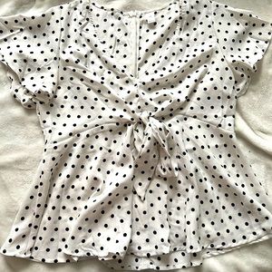 Polka dot vintage top